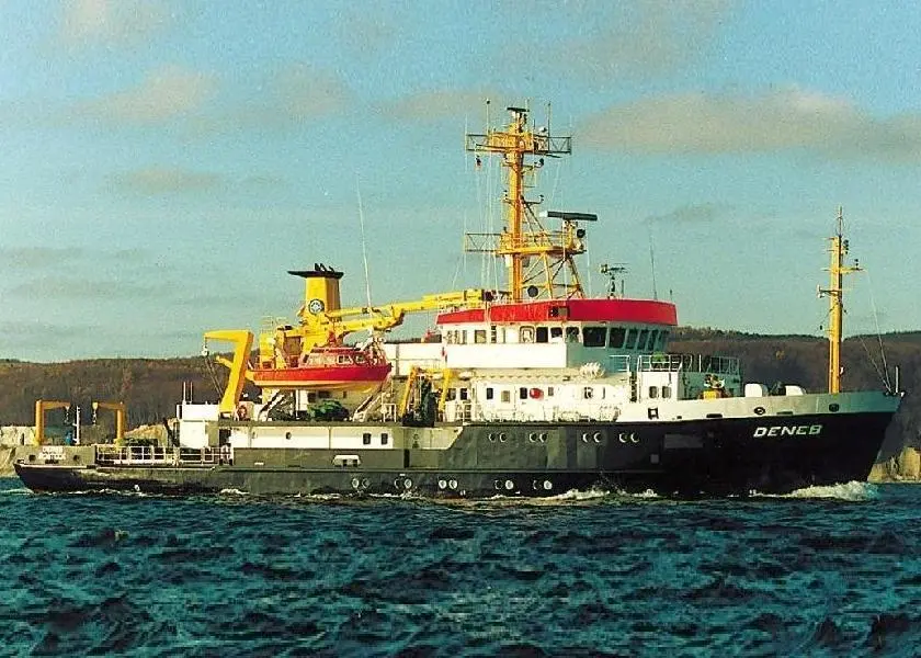 Deneb, one of two Federal German Maritime & Hydrographic Agency survey vessels which be present at Hydro 2010.