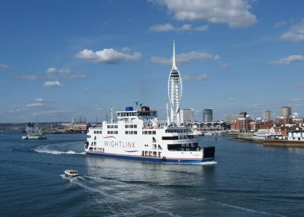 The exercise involved the ferry ‘St Helen’ suffering a simulated engine room fire as it crossed from the Isle of Wight to Portsmouth. Photo by David Russell