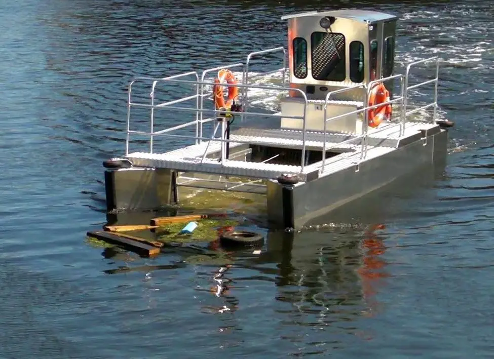 The new Buddyboat is making a real difference in eliminating floating debris at the Port of Sandefjord in Southern Norway.
