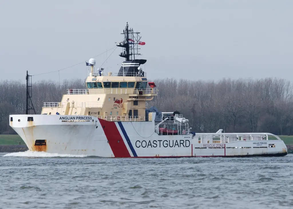 Anglian Princess is one of the four threatened ETVs currently deployed in UK coastal waters. Photo: Hans Hoffmann.