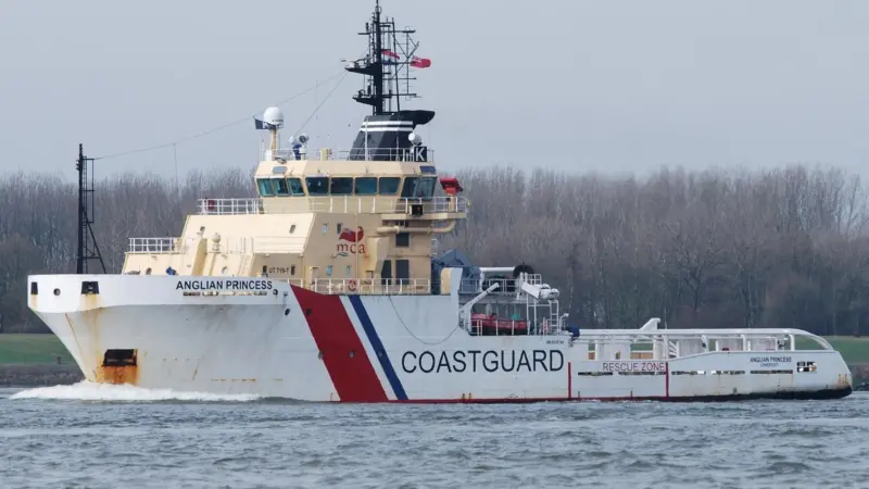 Anglian Princess is one of the four threatened ETVs currently deployed in UK coastal waters. Photo: Hans Hoffmann.