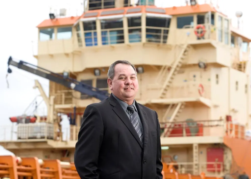 Peterson SBS marine services manager Mike Munro said, ‘our vessel pooling system ensures fewer ships are operating within the area, meaning less fuel is used and the environmental impact is lessened.’