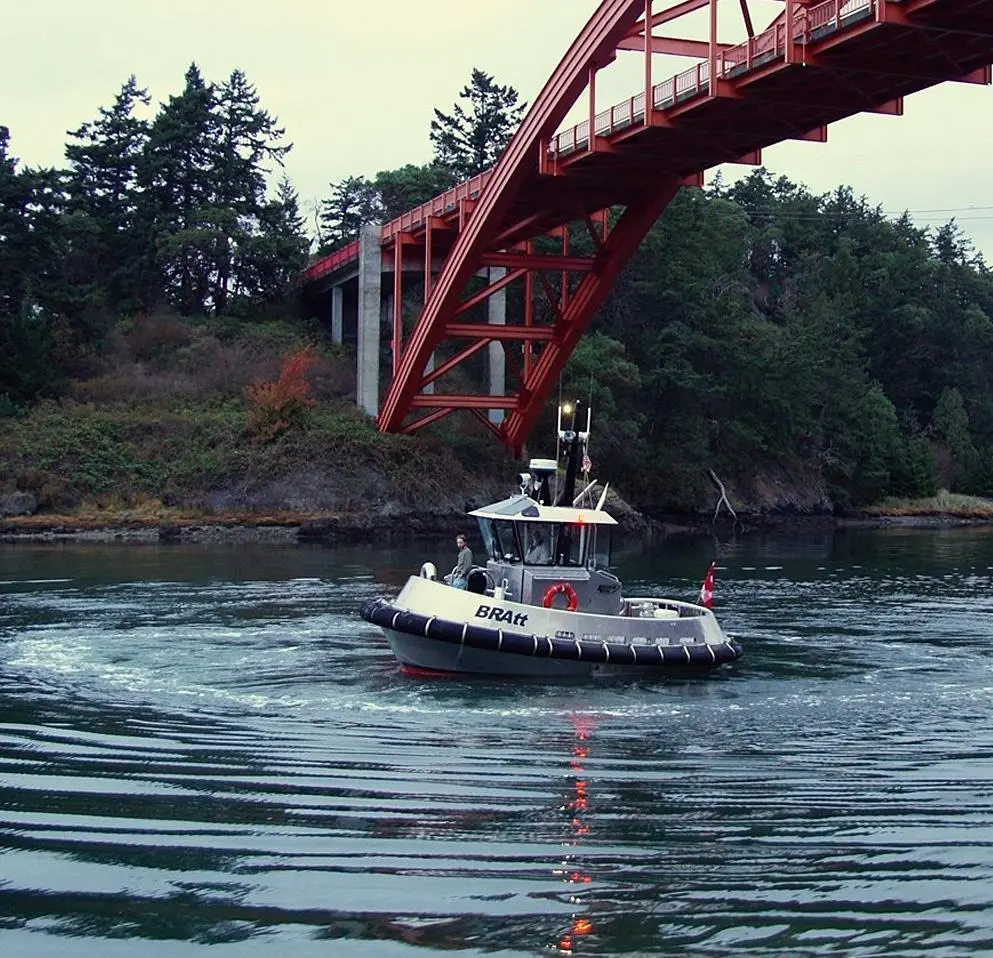 The little BRAtt arrives in US waters on a 110 mile maiden voyage.