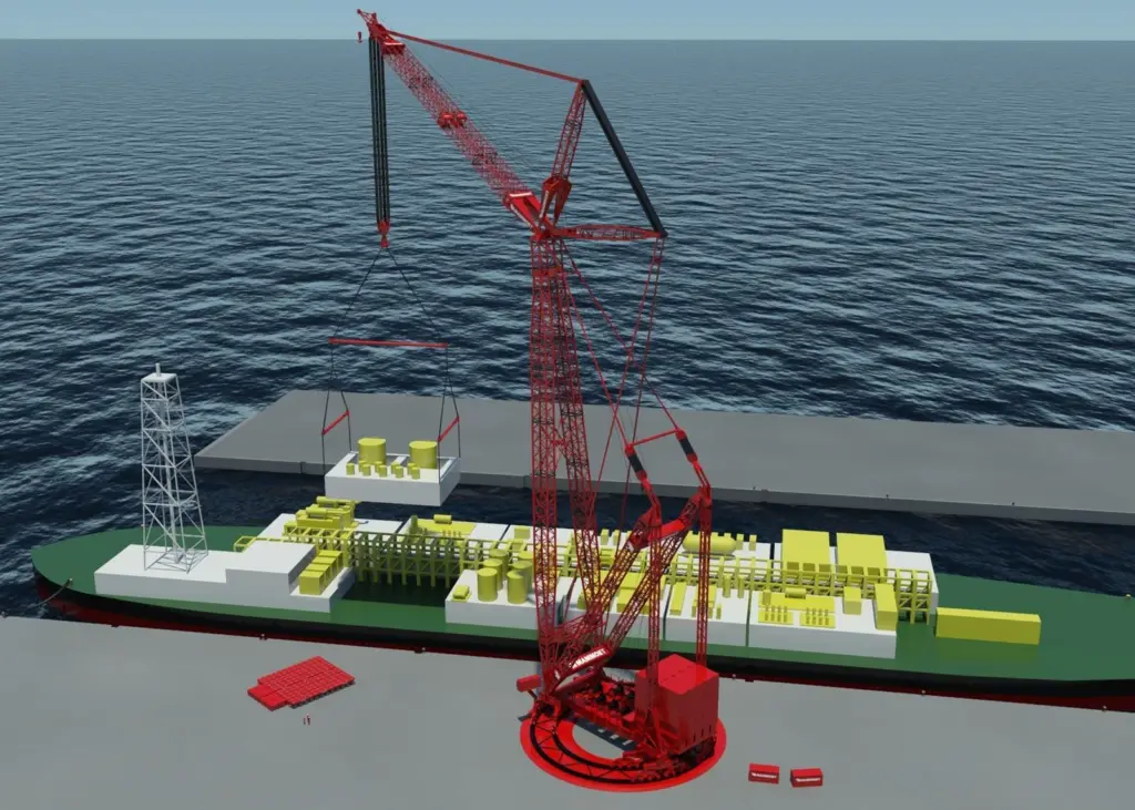 Mammoet intends to develop a third multi-purpose terminal on the site, which will include the company’s own 300m quay at the new Autriche Terminal.