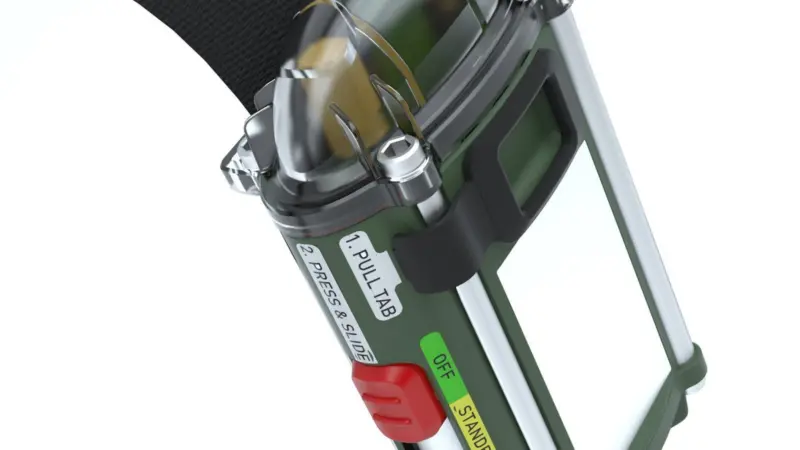 The new Mobilarm lightweight locator beacon for divers will be based on the defence submarine escape and abandonment emergency locator beacon, the Mobilarm V200.