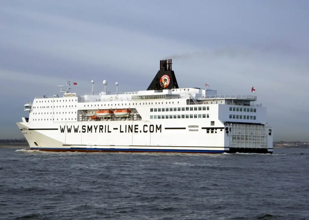 The cruise ship Norröna, brought 1,000 people from the Faroe Islands on a Christmas shopping trip to the region on Tuesday.
