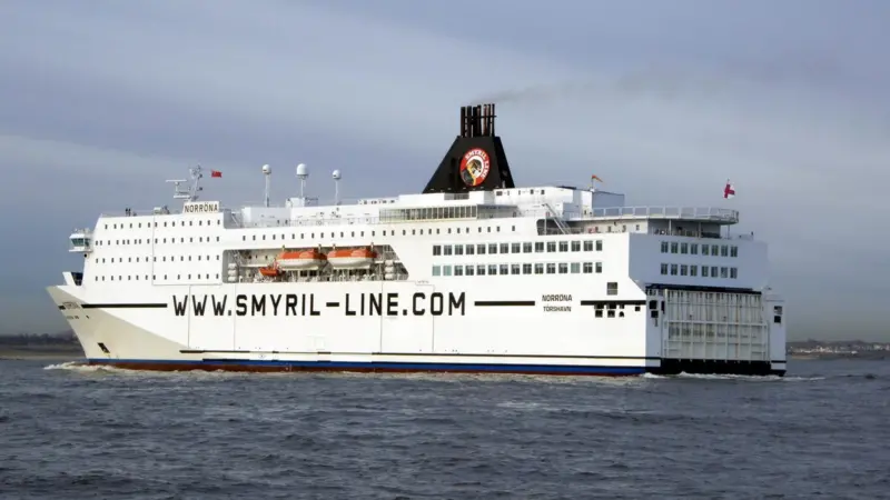 The cruise ship Norröna, brought 1,000 people from the Faroe Islands on a Christmas shopping trip to the region on Tuesday.