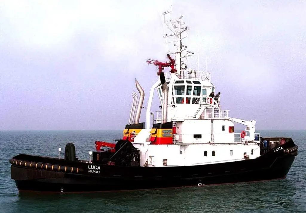 The Voith tractor Luca Primo, shown brand new, will be chartered to Norway at the end of the month.