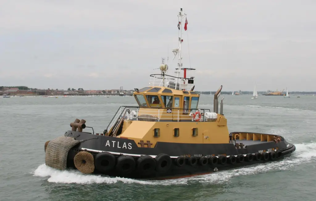 The former Serco Marine tug Atlas is now operating in Southampton as the Wyestorm.
