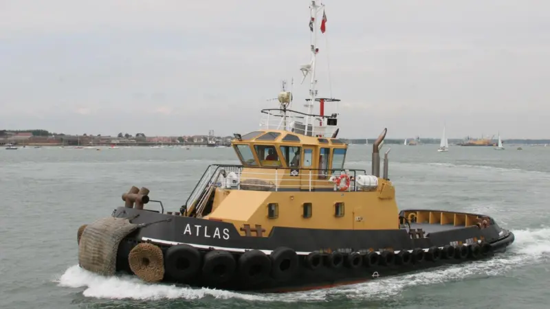 The former Serco Marine tug Atlas is now operating in Southampton as the Wyestorm.