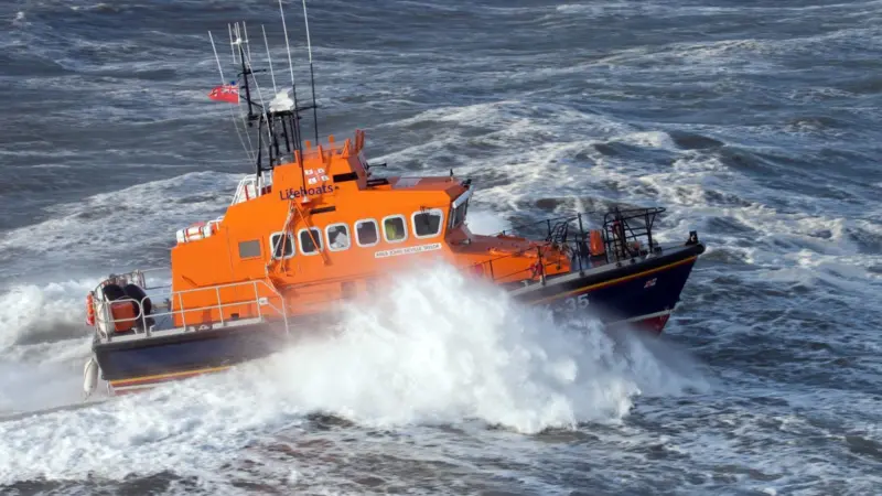 The 14m Trent Class Lifeboats are capable of 25 knots, with a 250 nautical mile range.
