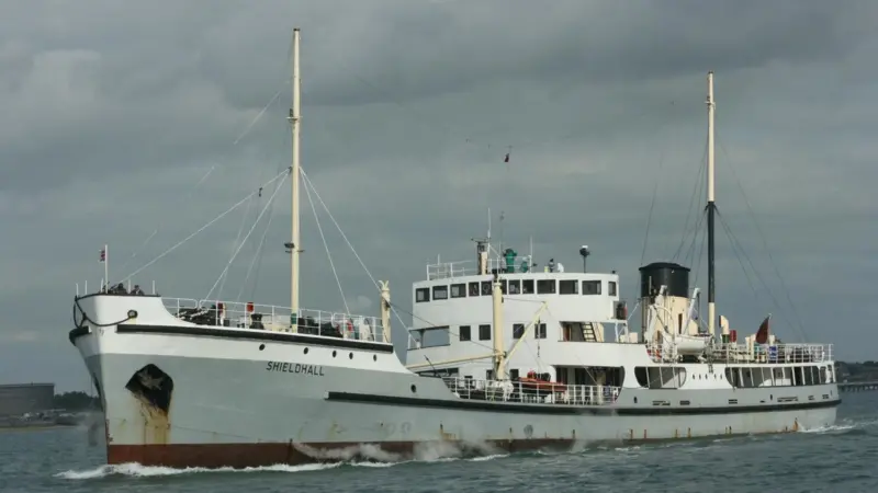 'SS Shieldhall' is the last fully operational coastal passenger/cargo steamer in Europe. Photo by Ian Bowman