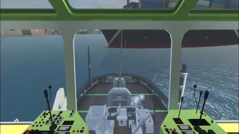 The tug boat training package from VSTEP will soon come with Azimuth controls.