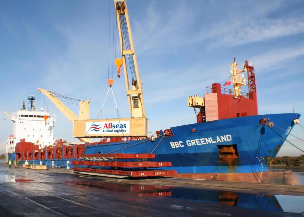 The BBC Greenland during the recent Pilkington relocation project.