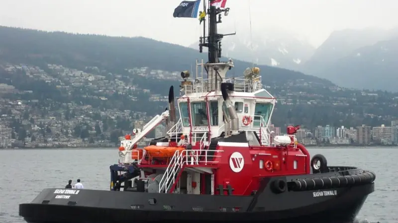Seaspan Terminal III has arrived in Vancouver after a two month delivery voyage from Turkey.