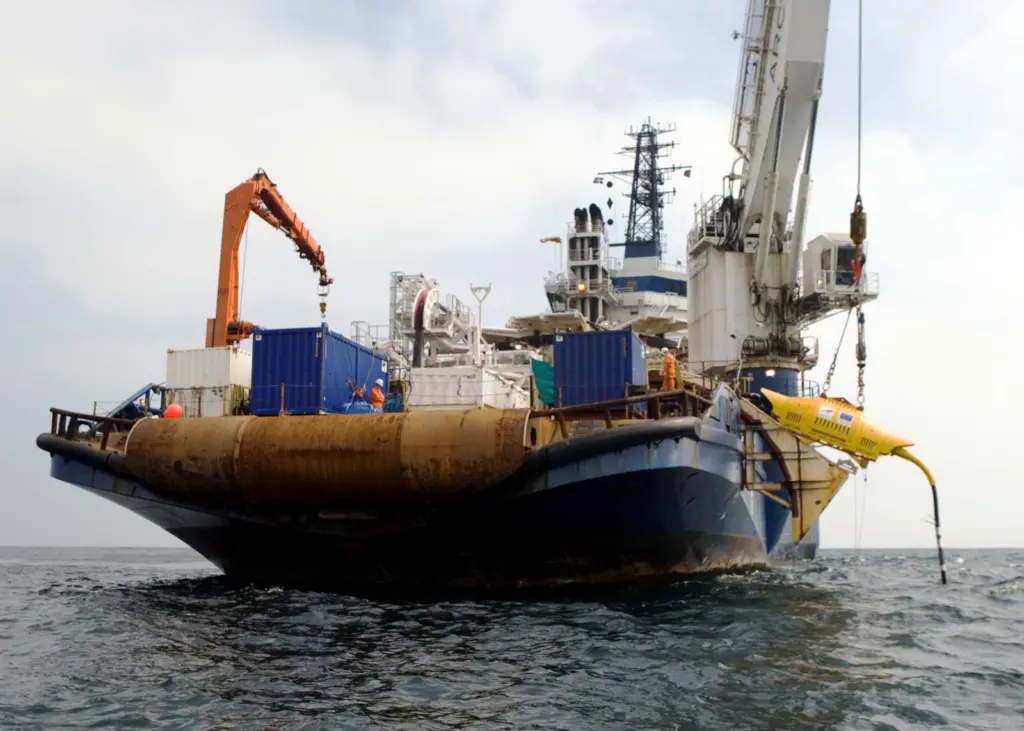 Wave Hub was deployed off the north coast of Cornwall last autumn.
