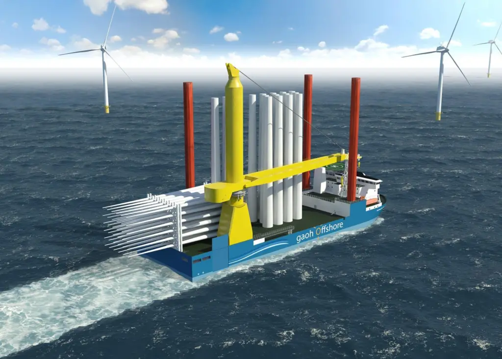 An artist’s impression of Gaoh Offshore’s ‘Deepwater Installer’.