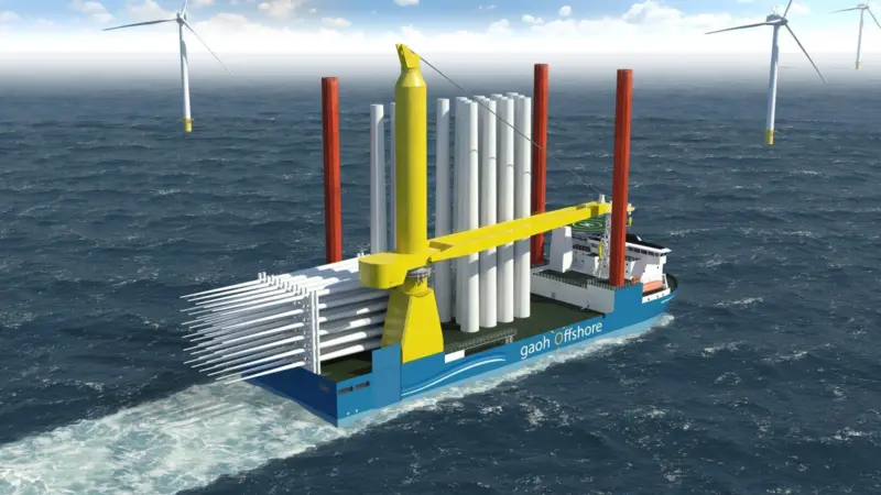 An artist’s impression of Gaoh Offshore’s ‘Deepwater Installer’.