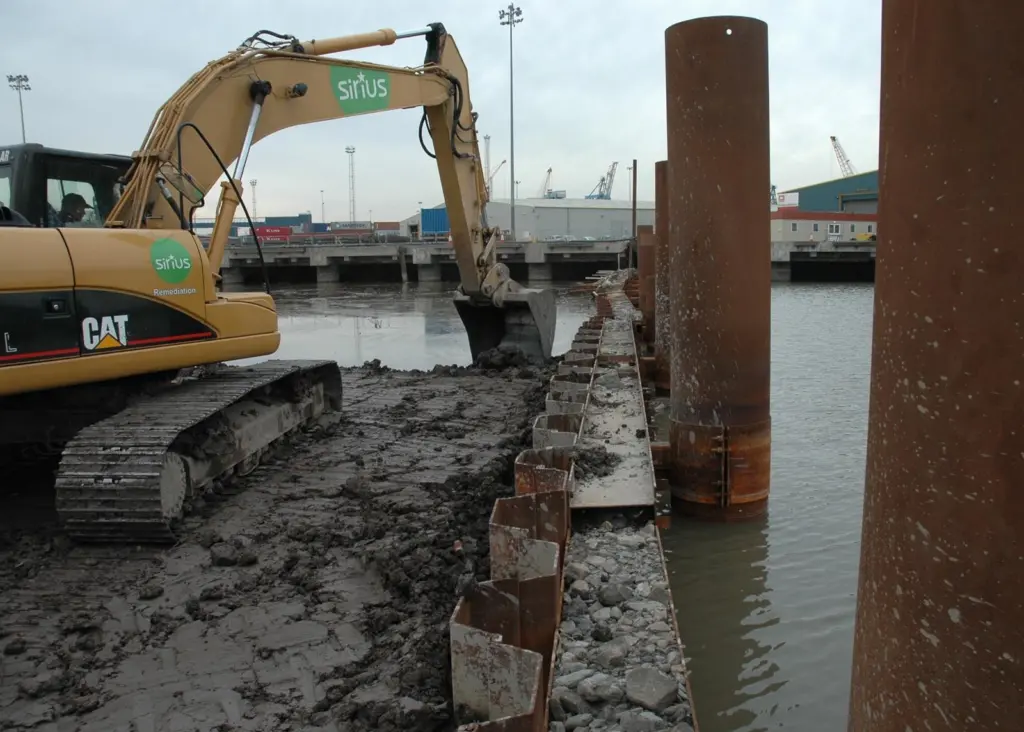 The project to infill Tyne Dock has been both environmentally friendly and cost efficient.