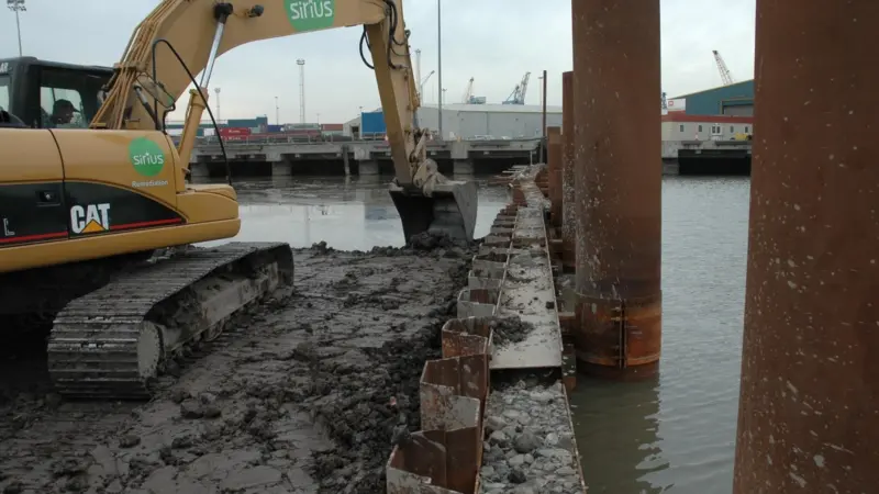 The project to infill Tyne Dock has been both environmentally friendly and cost efficient.