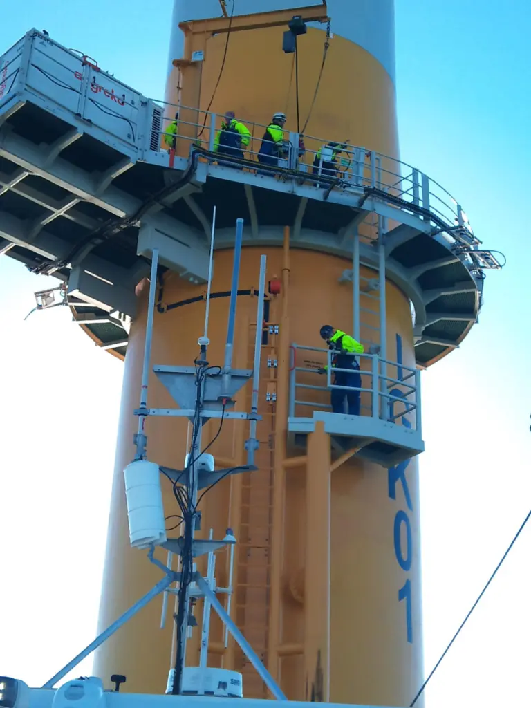 A J Woods teams are training to rescue ill or injured technicians from offshore wind farm turbine towers.