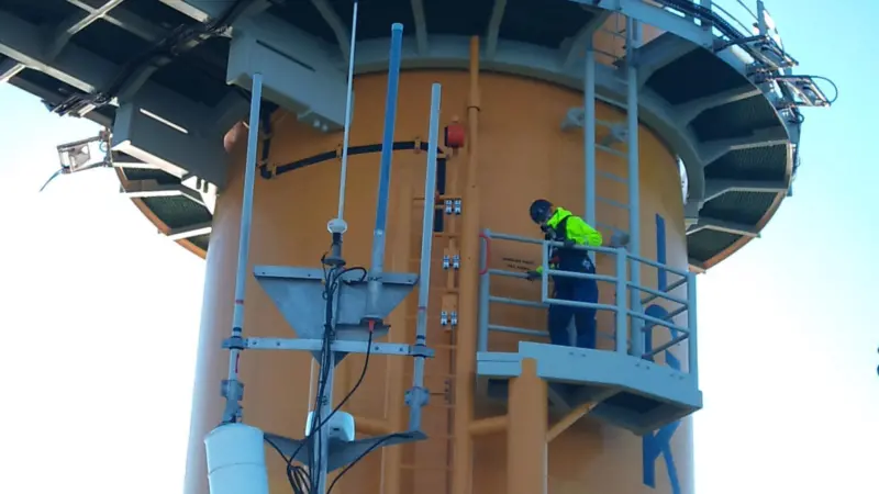 A J Woods teams are training to rescue ill or injured technicians from offshore wind farm turbine towers.