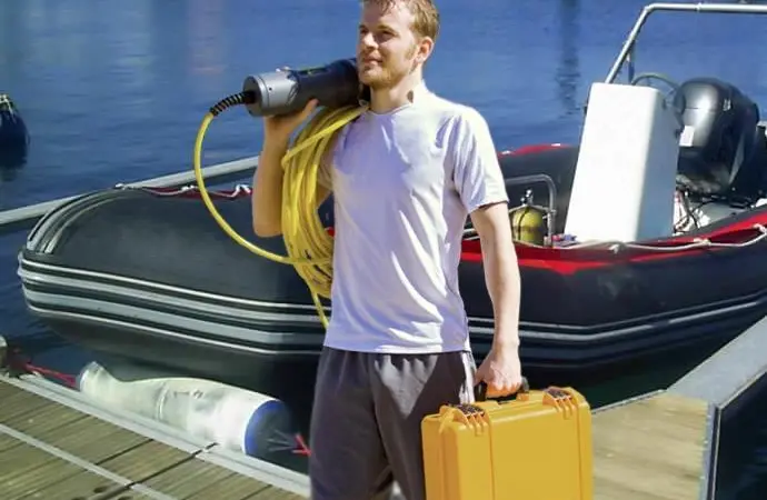 Applied Acoustics unveiled its portable Alpha subsea tracking system at Seawork this year.