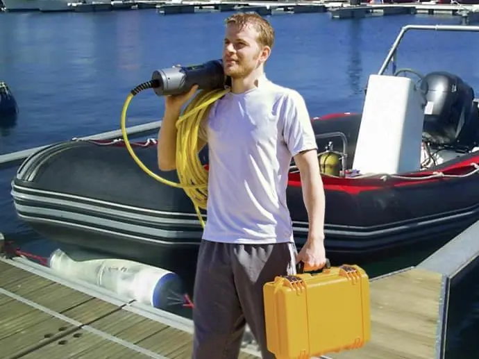 Applied Acoustics unveiled its portable Alpha subsea tracking system at Seawork this year.