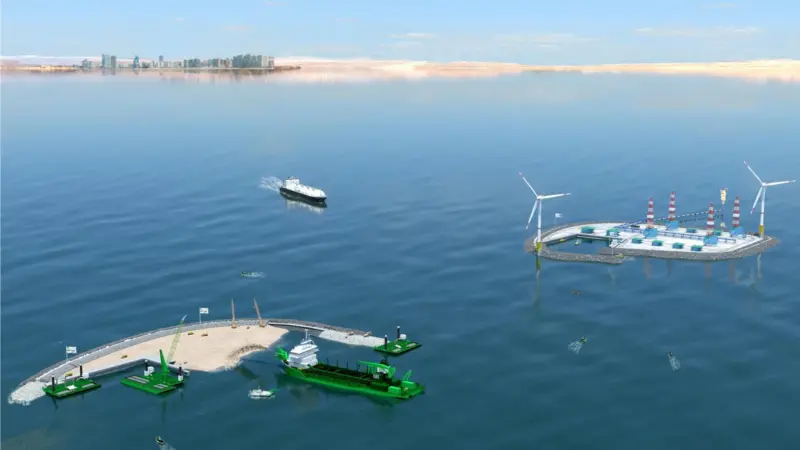 DEME and MEDCO are to build two artificial islands offshore Abu Dhabi.