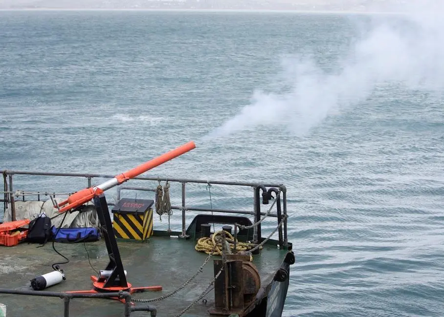 The Buccaneer Launcher can deploy line, netting, or various projectiles to disable approaching pirate craft.