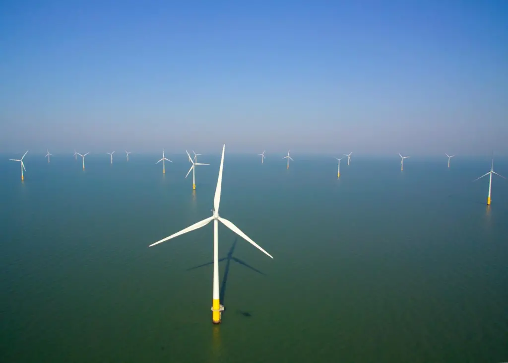 The Kentish Flats wind farm was one of the UK’s earliest Round 1 installations. Photo: Vattenfall