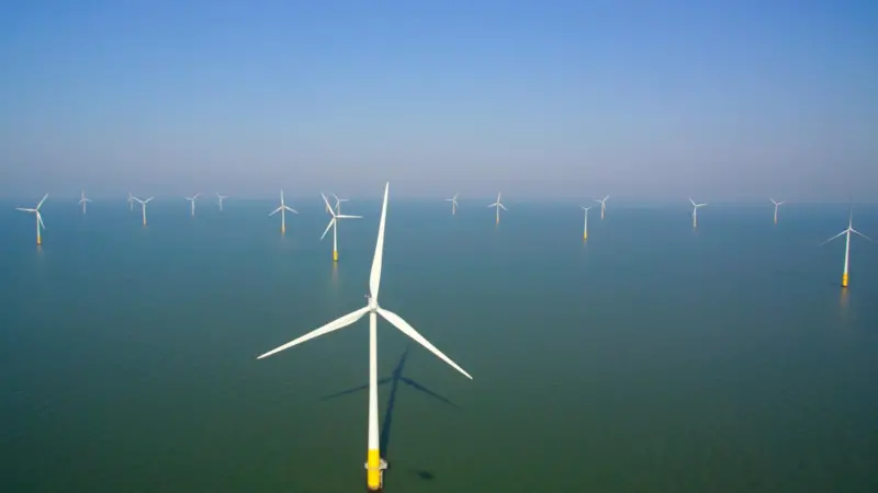 The Kentish Flats wind farm was one of the UK’s earliest Round 1 installations. Photo: Vattenfall