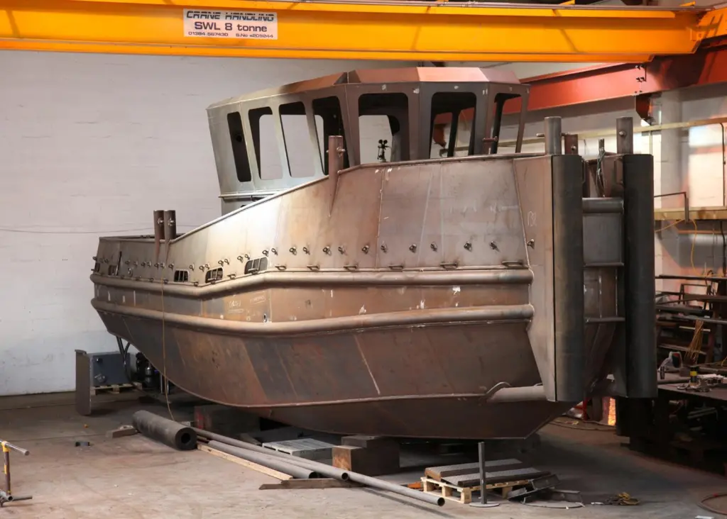 ’Taska 1’ is nearing completion at Red7’s yard in Ipswich UK.