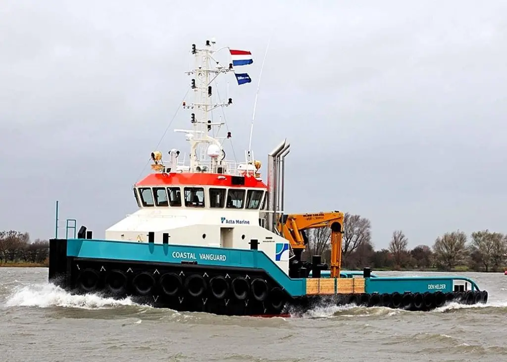 ‘Coastal Vanguard’ is an important new addition to the Acta Marine BV fleet.
