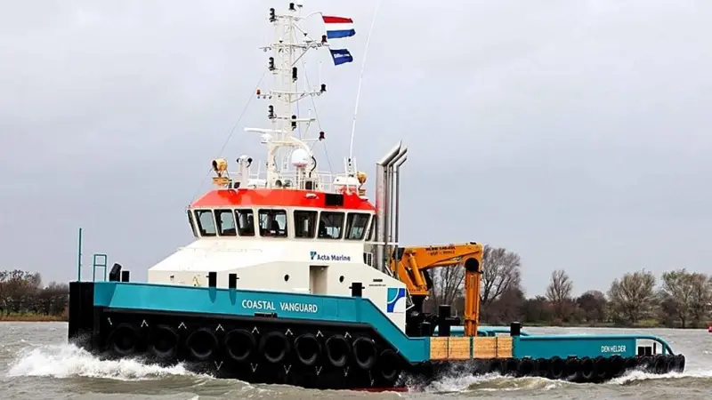 ‘Coastal Vanguard’ is an important new addition to the Acta Marine BV fleet.