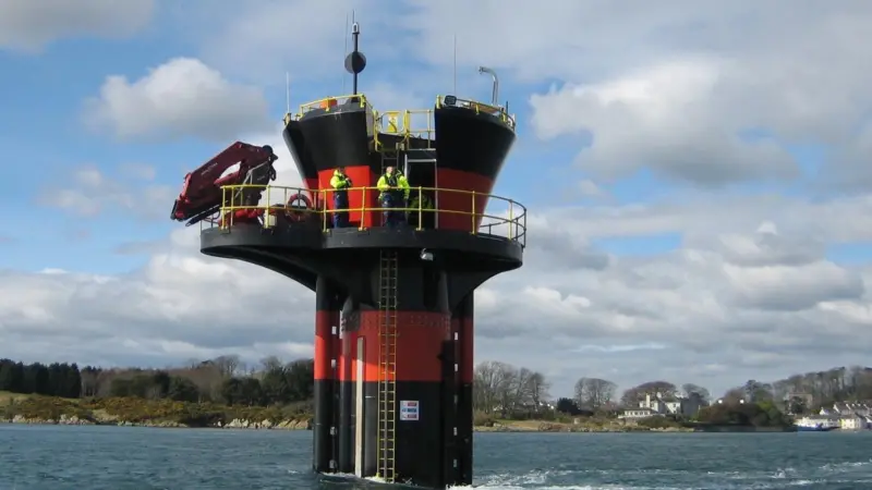 MCT’s SeaGen tidal turbine in Strangford Lough, Northern Ireland, is supplying power to the grid.