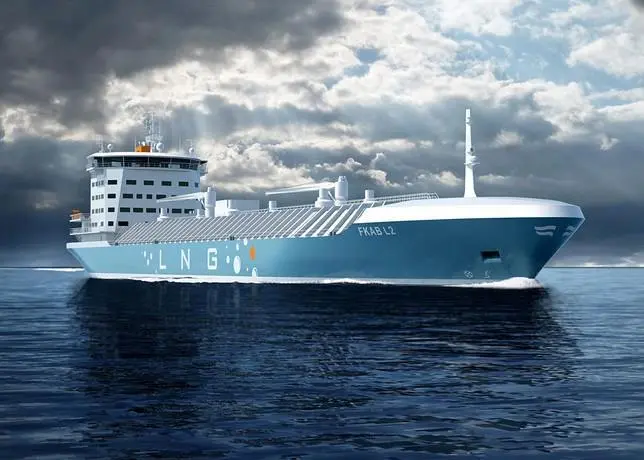 The general cargo carrier newbuilding will be designed by FKAB in Gothenburg and powered by MAN Diesel & Turbo’s new Liquid ME-GI engine running on LPG.