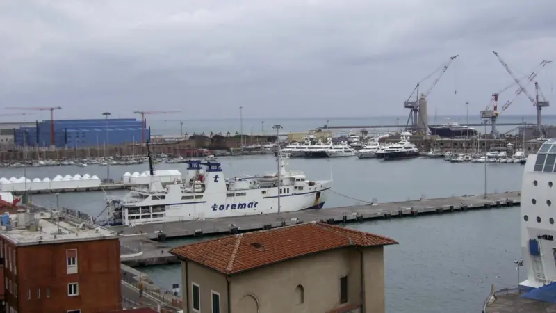 The Italian port of Livorno will be at one end of the new Marco Polo route.