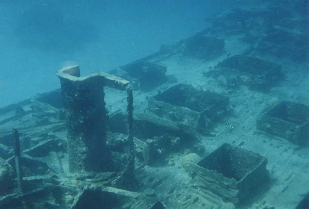 Thousands of sunken warships, such as this Japanese vessel in the Marshall Islands, have the potential to cause pollution incidents across the globe.