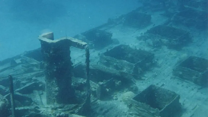 Thousands of sunken warships, such as this Japanese vessel in the Marshall Islands, have the potential to cause pollution incidents across the globe.