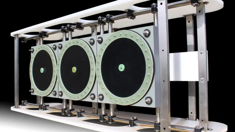 The S-Boom System harnesses the combined power of three AA202 Boomer Plates.
