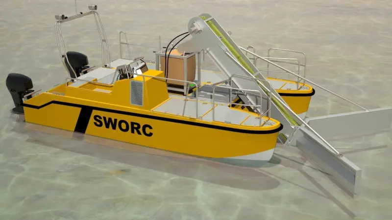 The SWORC is transportable by lorry within its own 20’ shipping container and also by car on its own road legal trailer.