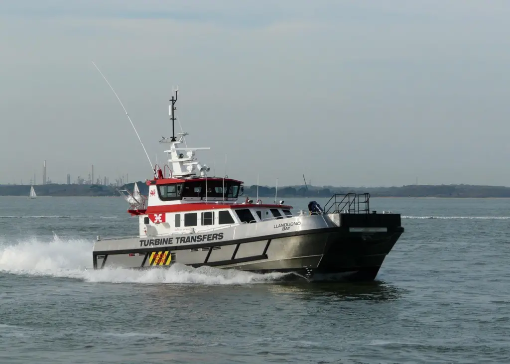 Turbine Transfers’ Llandudno Bay and sister ship Penrhyn Bay both provide outstanding passenger comfort.