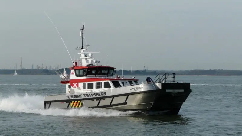 Turbine Transfers’ Llandudno Bay and sister ship Penrhyn Bay both provide outstanding passenger comfort.