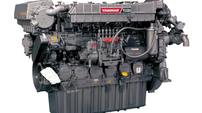 The Yanmar high speed diesels offer a propulsion and auxiliary power range from 12hp (8.8kW) to 911hp (670kW).