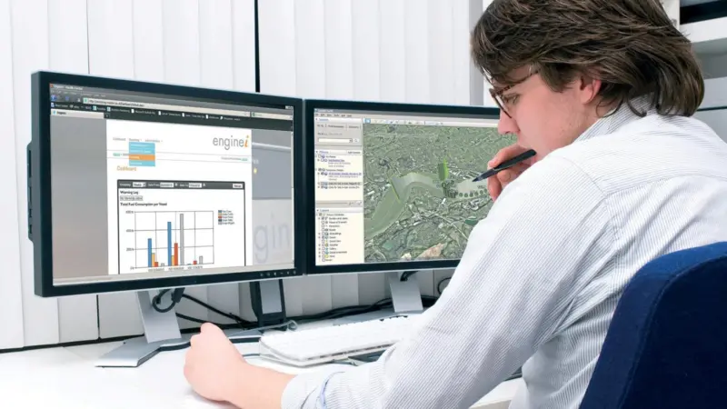 The enginei system enables the master at sea and the technical support ashore to each view a real-time presentation of the vessel’s fuel consumption.