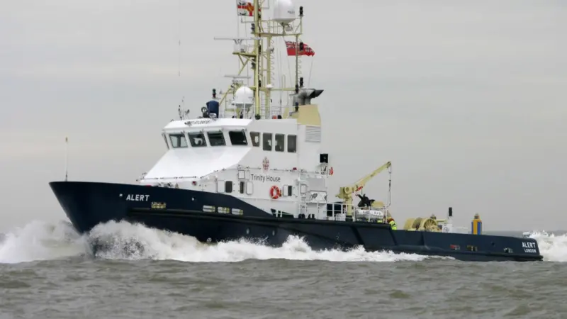 Alert is one of three Trinity House vessels, each powered by a different manufacturer’s engines, having its engines maintained and serviced by Finning.