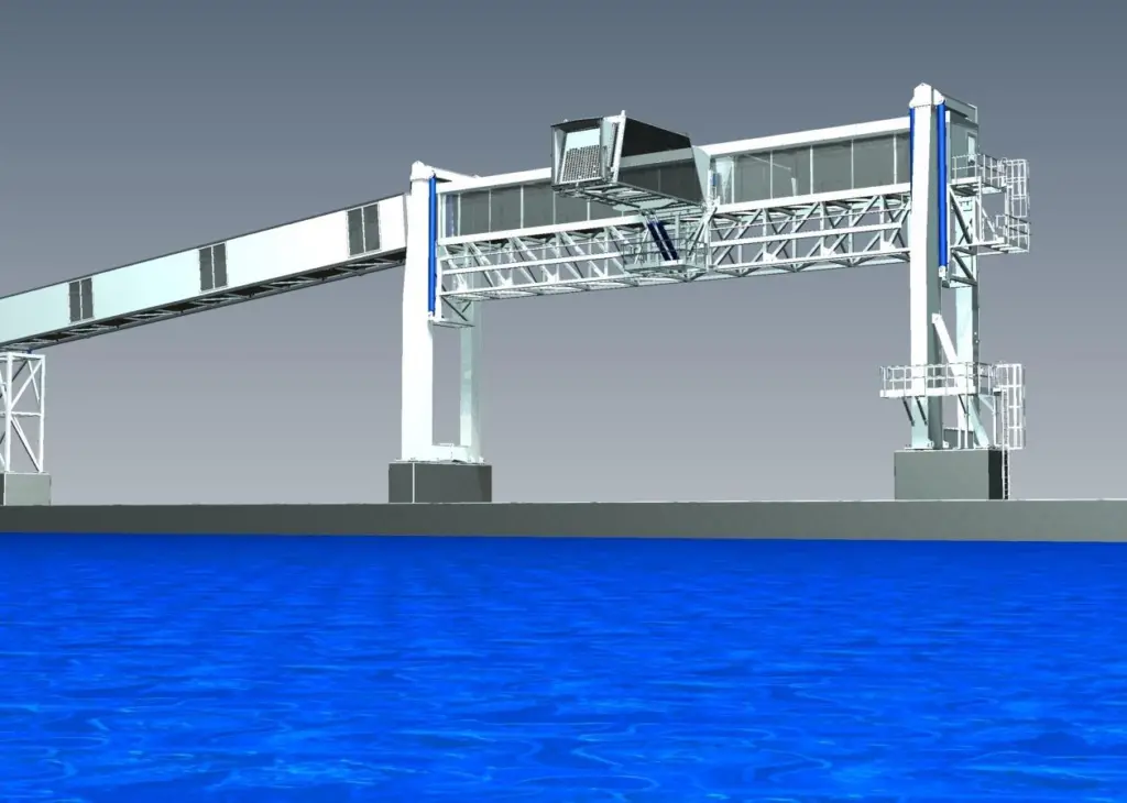 TTS Port Equipment’s linkspan design for Belfast.