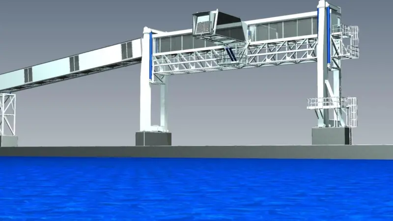 TTS Port Equipment’s linkspan design for Belfast.