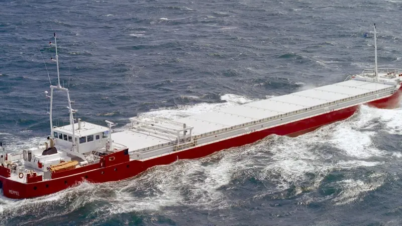 A current vessel of a similar series to Green Cape Trader, which will be delivered next winter.